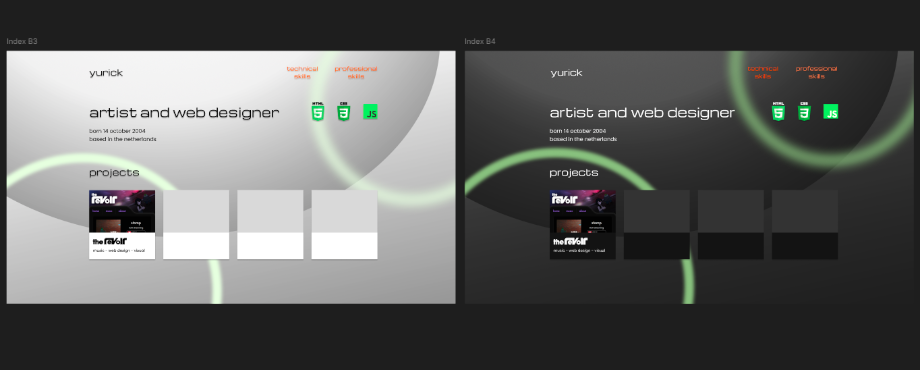 Light and dark backgrounds compared