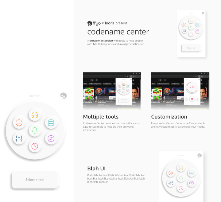 Initial poster design